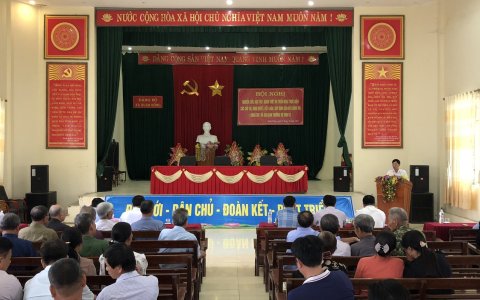 Đảng bộ xã Xuân Hồng tổ chức hội nghị học tập, quán triệt, triển khai thực hiện các Nghị quyết, Chỉ thị, Kết luận của Bộ chính trị, Ban bí thư Trung ương đảng (Khóa XIII) và kế hoạch của Đảng ủy.