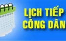 LỊCH TIẾP DÂN