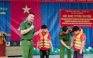 Công An xã Xuân Hồng phối hợp với Đoàn Thanh niên tuyên truyền phòng chống đuối nước 2024.