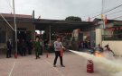 Ra mắt mô hình "Tổ liên gia an toàn phòng cháy, chữa cháy"  tại khu dân cư thôn Vực Thượng 2 xã Xuân Hồng