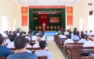 UBND XÃ XUÂN HỒNG: LỄ RA MẮT LỰC LƯỢNG THAM GIA BẢO VỆ AN NINH TRẬT TỰ Ở CƠ SỞ