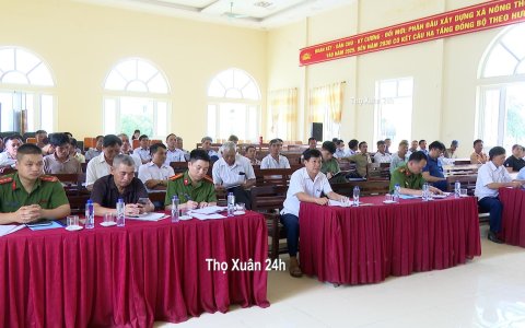 Ra mắt mô hình “Camera với ANTT” ở xã Xuân Hồng, huyện Thọ Xuân