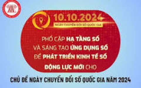 CHỦ ĐỀ NGÀY CHUYỂN ĐỔI SỐ QUỐC GIA NĂM 2024