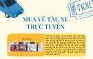 Mua vé tàu xe trực tuyến - Giải pháp thông minh trong vận tải hành khách