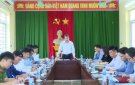 Bí thư Huyện ủy Thọ Xuân Lê Đình Hải làm việc với Đảng ủy xã Xuân Hồng và thị trấn Thọ Xuân về nhiệm vụ phát triển kinh tế-xã hội năm 2025