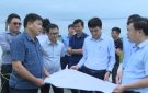 Đ/C CHỦ TỊCH UBND HUYỆN HOÀNG VĂN ĐỒNG KIỂM TRA CÔNG TÁC GPMB TẠI XÃ XUÂN HỒNG