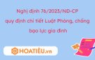 Tuyên truyền Nghị định 76/2023/NĐ-CP hướng dẫn Luật Phòng, chống bạo lực gia đình