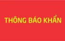 THÔNG BÁO của BCĐ xã Xuân Hồng (Khẩn)  Về việc tăng cường công tác phòng, chống dịch Covid-19   