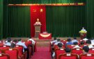 HỘI NGHỊ GIAO BAN VỚI CÁC XÃ, THỊ TRẤN VỀ RÀ SOÁT, TRIỂN KHAI XÂY DỰNG CÁC THIẾT CHẾ VĂN HOÁ