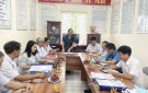 Thẩm định xã đạt chuẩn Quốc gia về y tế tại xã Xuân Hồng