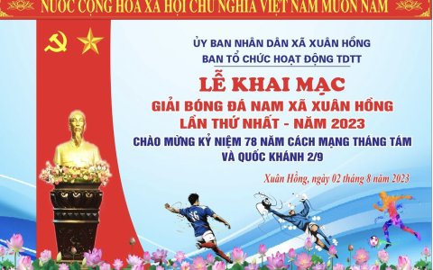 XUÂN HỒNG TỔ CHỨC CÁC HOẠT ĐỘNG VĂN HÓA, THỂ THAO CHÀO MỪNG KỶ NIỆM 78 NĂM CÁCH MẠNG THÁNG TÁM VÀ QUỐC KHÁNH 2/9